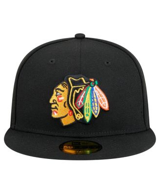 Men's Black Chicago Blackhawks Core 59FIFTY Fitted Hat