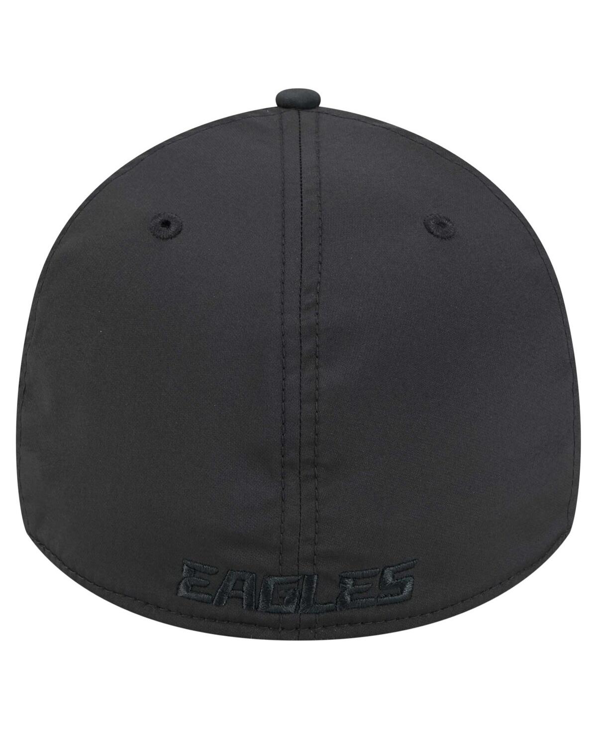 New Era Men'sPhiladelphia Eagles Hydro 39THIRTY Flex Hat - Black