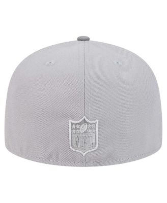 Men's Gray/Graphite Detroit Lions Iron Cloud 59FIFTY Fitted Hat