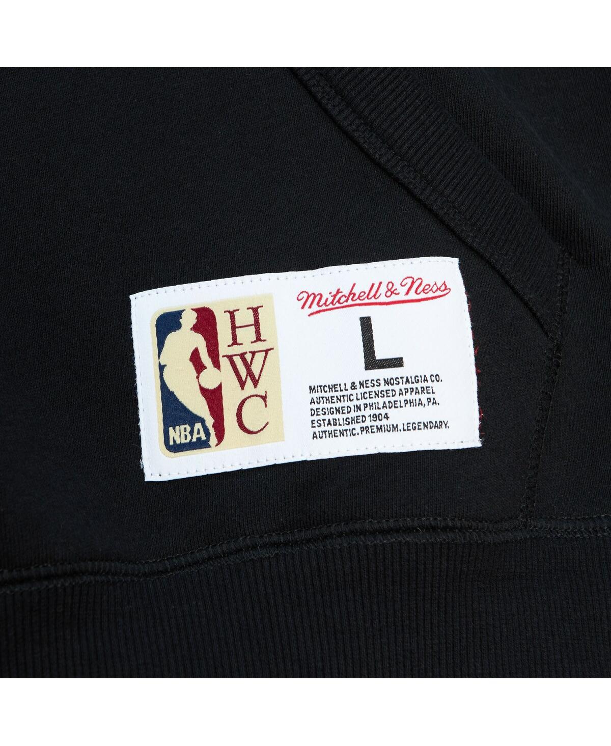 Mitchell & Ness Men'sPortland Trail Blazers Hardwood Classics City Collection Fleece Pullover Hoodie - Black
