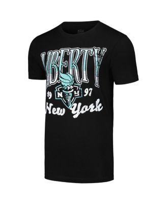 Men's and Women's Black New York Liberty Sky High T-Shirt