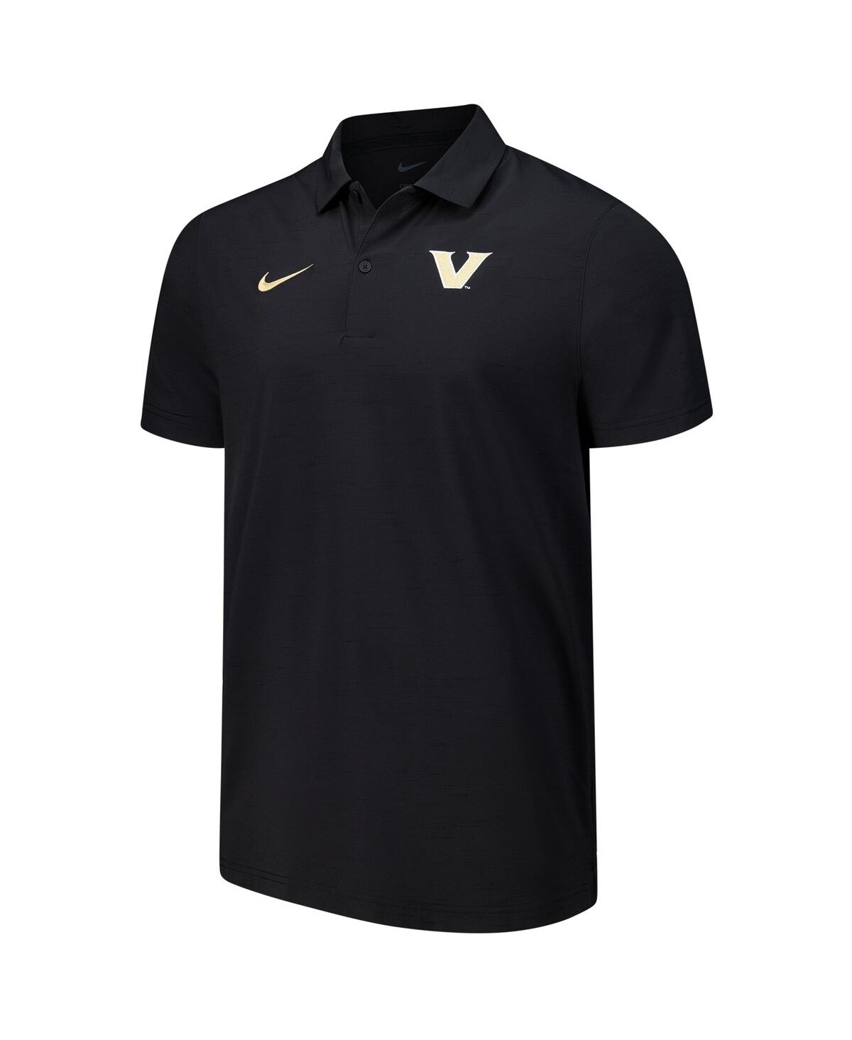 Nike Men's Black Vanderbilt Commodores Performance Polo In Black