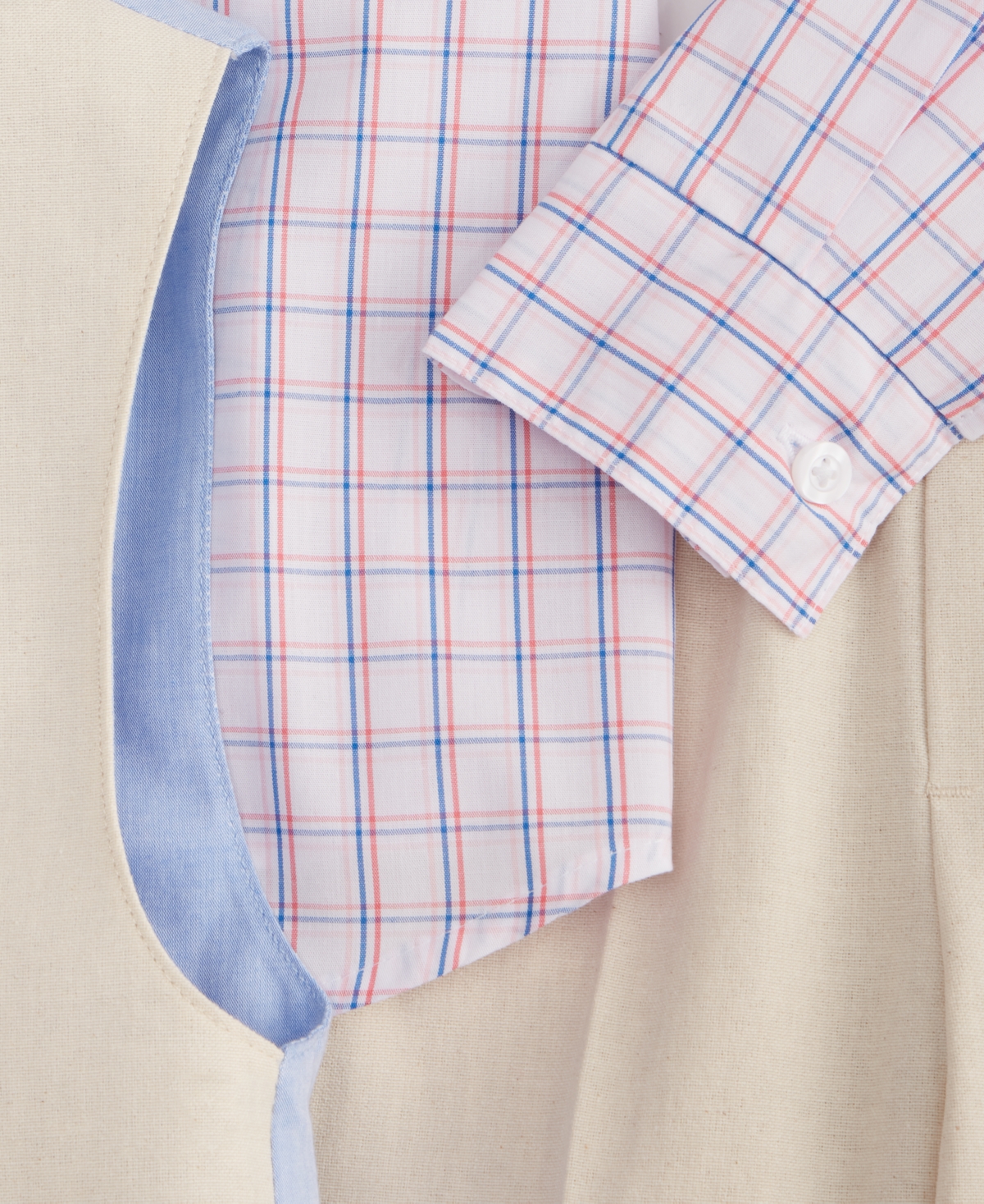 NAUTICA TODDLER & LITTLE BOYS VEST, BOW TIE, PLAID SHIRT & PANTS, 4 PIECE SET 