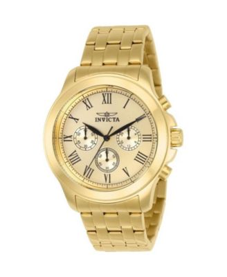 Men's 21658 Specialty Quartz Chronograph Gold Dial Watch