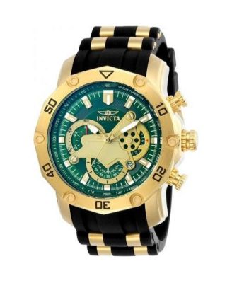 Men's 23425 Pro Diver Quartz Multifunction Green Dial Watch