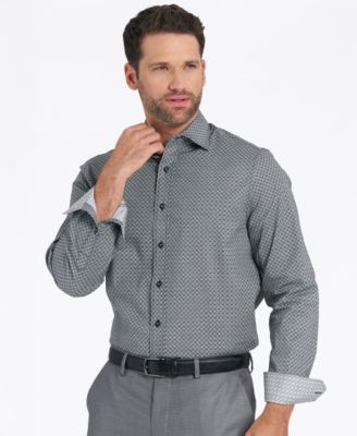 Men's Modern-Fit Floral Mosaic Dress Shirt