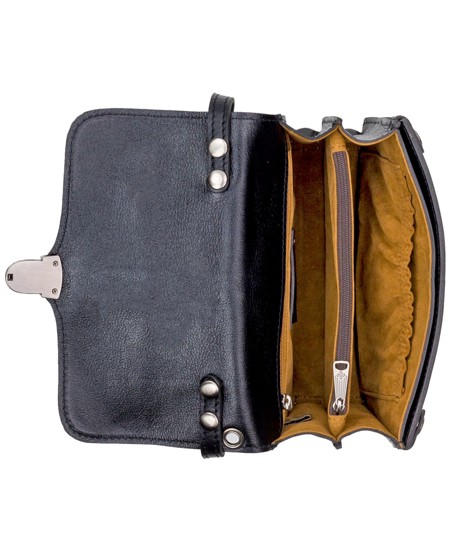 Bianco Small Leather Crossbody Organizer