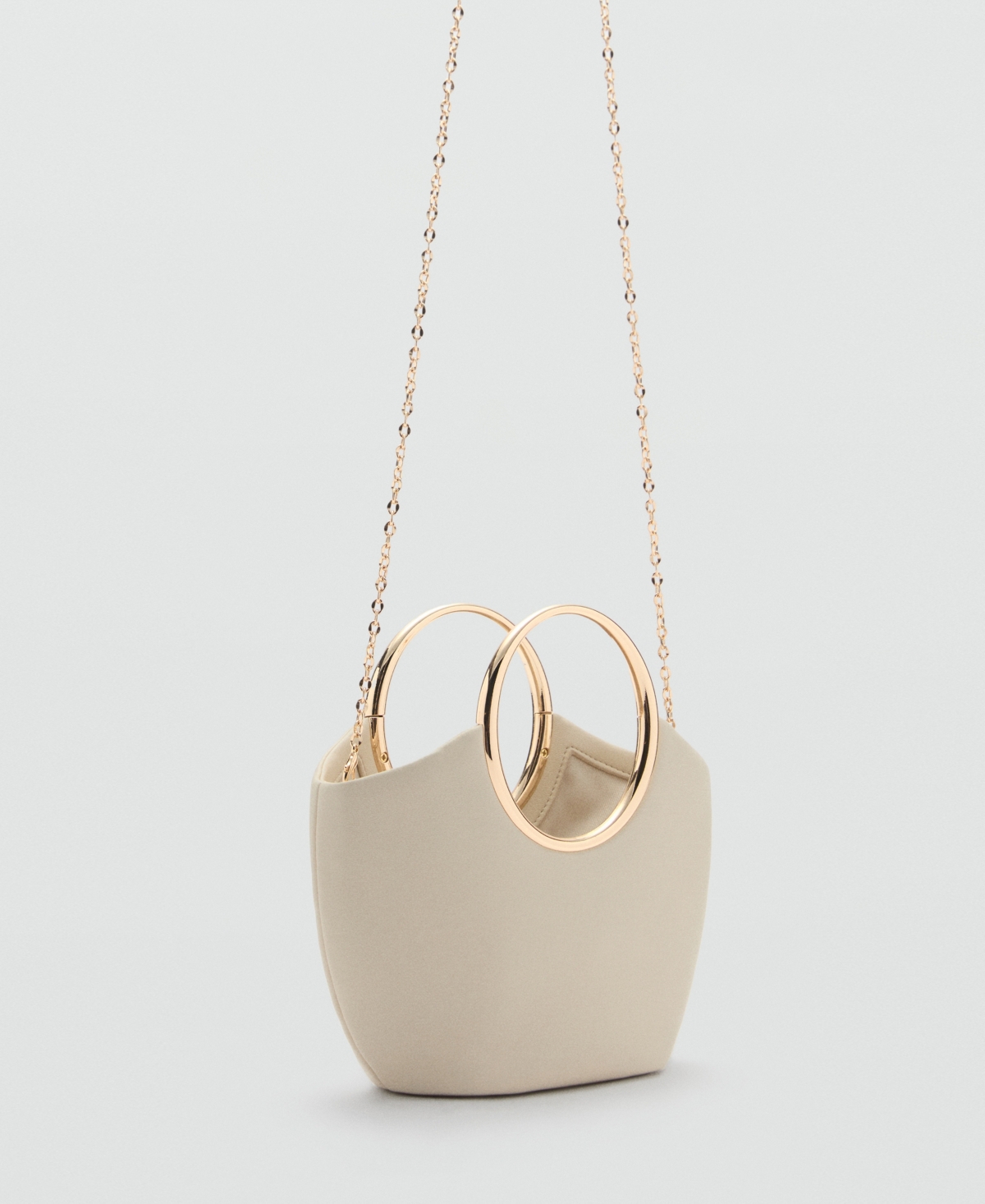 Mango Women's Metallic Details Handbag
