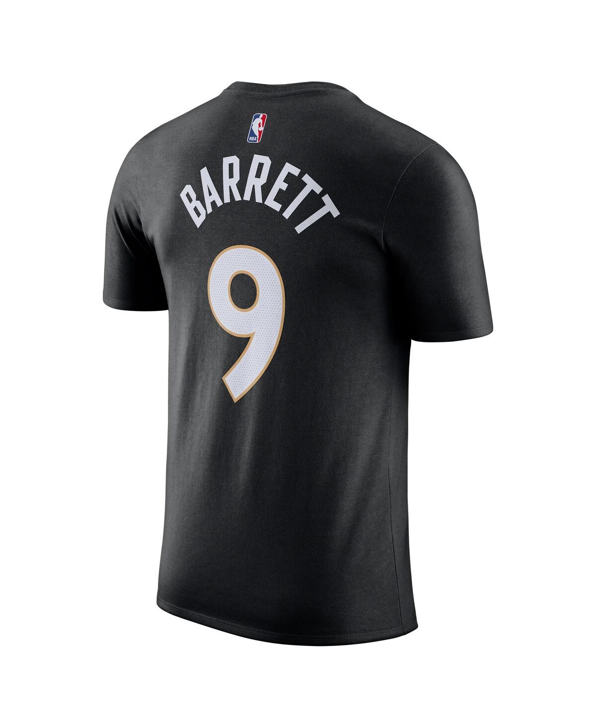 Nike Men'sRj Barrett Toronto Raptors 2024/25 City Edition Name Number T-Shirt - Black