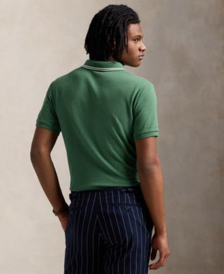 Men's Custom Slim Polo Bear Mesh Polo Shirt
