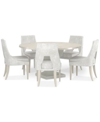 Mezzanine 6-Pc. Dining Set (Round Table & 5 Side Chairs)