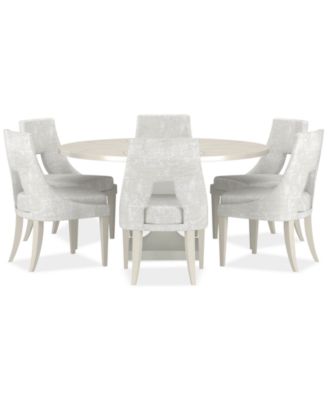 Mezzanine 7-Pc. Dining Set (Round Table & 6 Side Chairs)