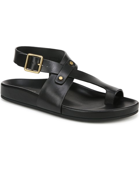 Женские сандалии Franco Sarto Blair Toe Loop Round Toe Buckle Flat Sandals