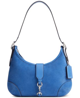 Sold Kenneth Cole Blue suede hobo