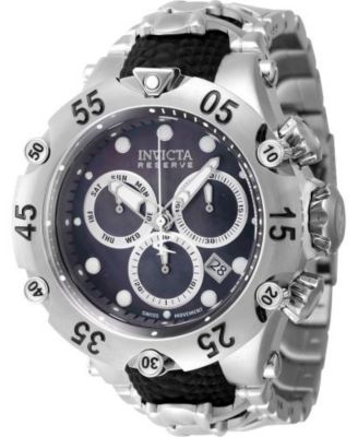 Men's 47157 Reserve Quartz Chronograph Black Dial Watch