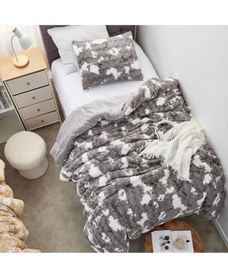 Puppy Love - Coma Inducer Oversized Comforter Set - Gray and White