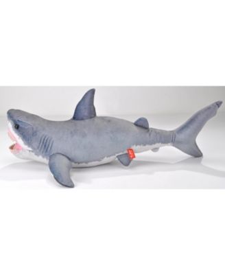 Living Ocean Great White Shark Stuffed Animal, 20 Inches