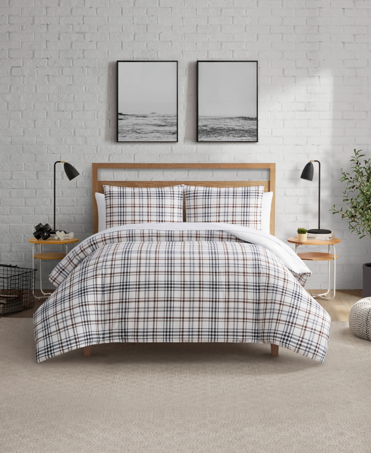 Shop Lucky Brand Camper Plaid 3-pc. Comforter Set, King