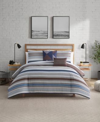Monterey Stripe 5-Pc. Comforter Set, Full/Queen