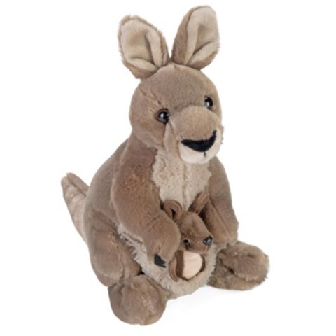 Детская мягкая игрушка Wild Republic Kangaroo Plush, Stuffed Animal, Plush Toy, Gifts for Kids, Cuddlekins 12 Inches