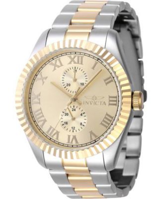 Men's 47428 Specialty Quartz Multifunction Gold Dial Watch