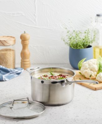 ICONIX 3.5qt Stainless Steel Saucepan