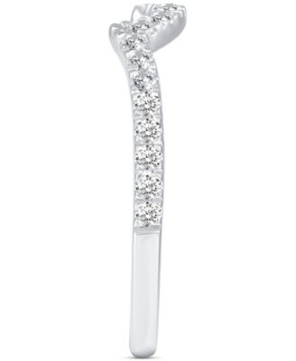 Diamond Pear Shaped Cluster Bridal Set (1 ct. t.w) in 14k White Gold