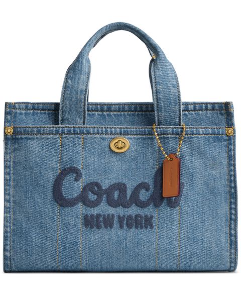 Сумки COACH Cargo Small Denim Tote Bag 26