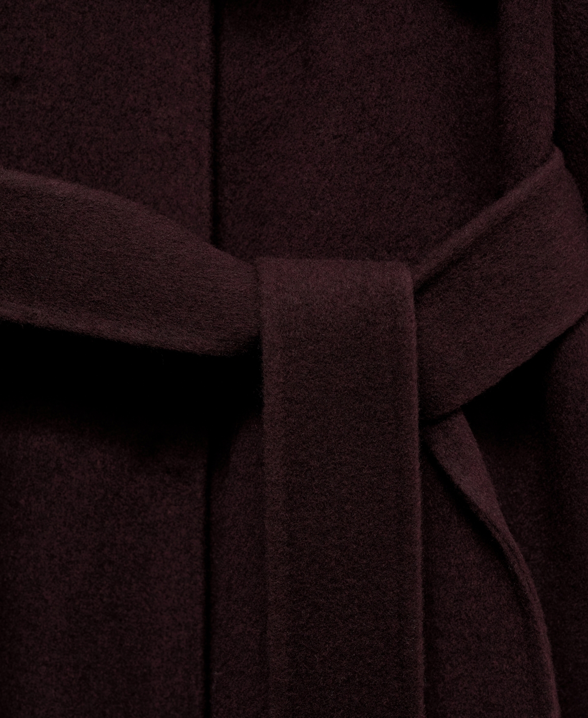 Mango Women's Detachable Scarf Wool Coat