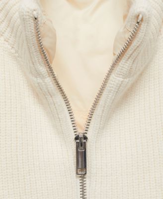 Women's Contrasting Knit Vest