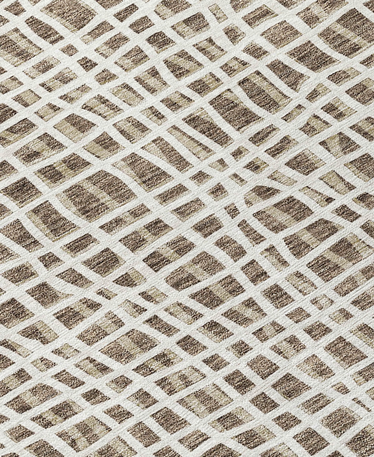 Addison Chantille Acn729 5'x7'6" Area Rug In Brown