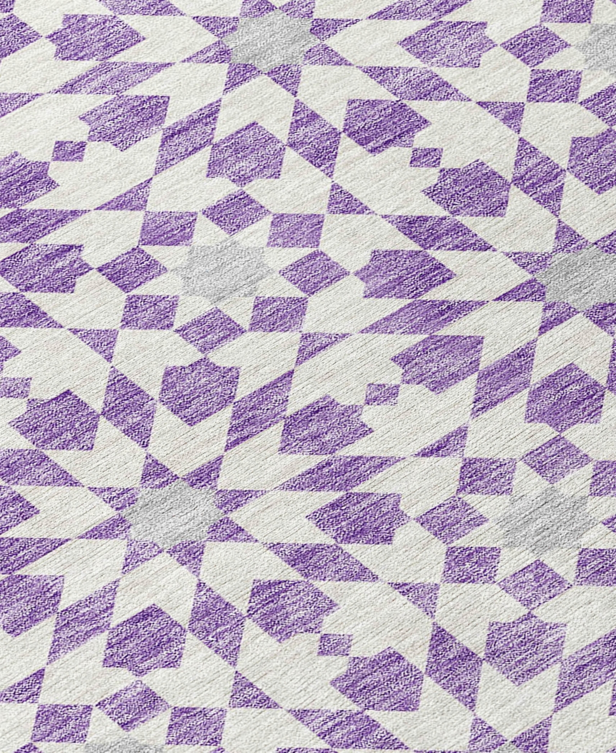 Addison Chantille Acn734 9'x12' Area Rug In Lavender