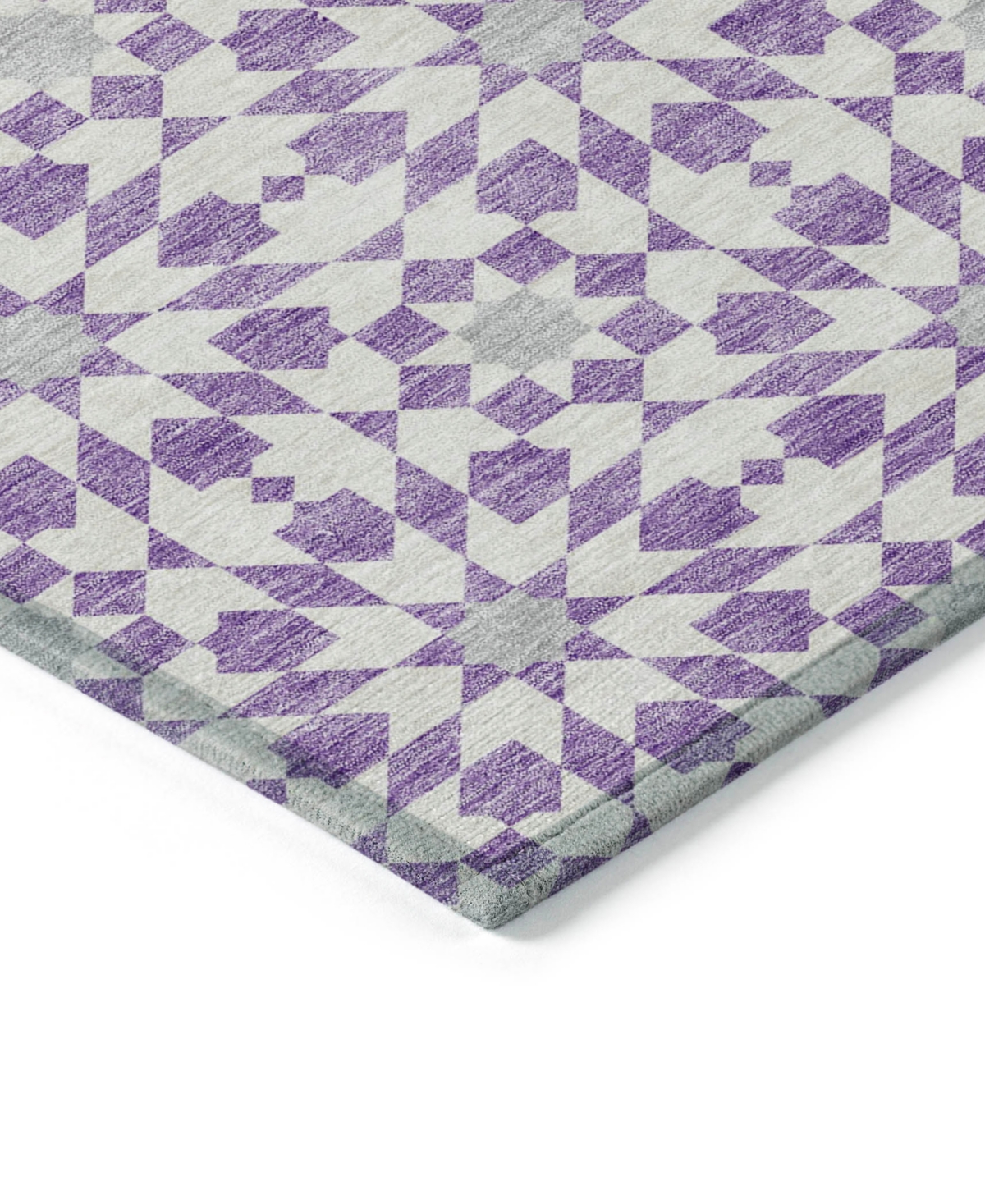 Addison Chantille Acn734 9'x12' Area Rug In Lavender