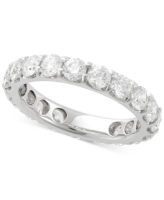 3 carat diamond eternity band white gold