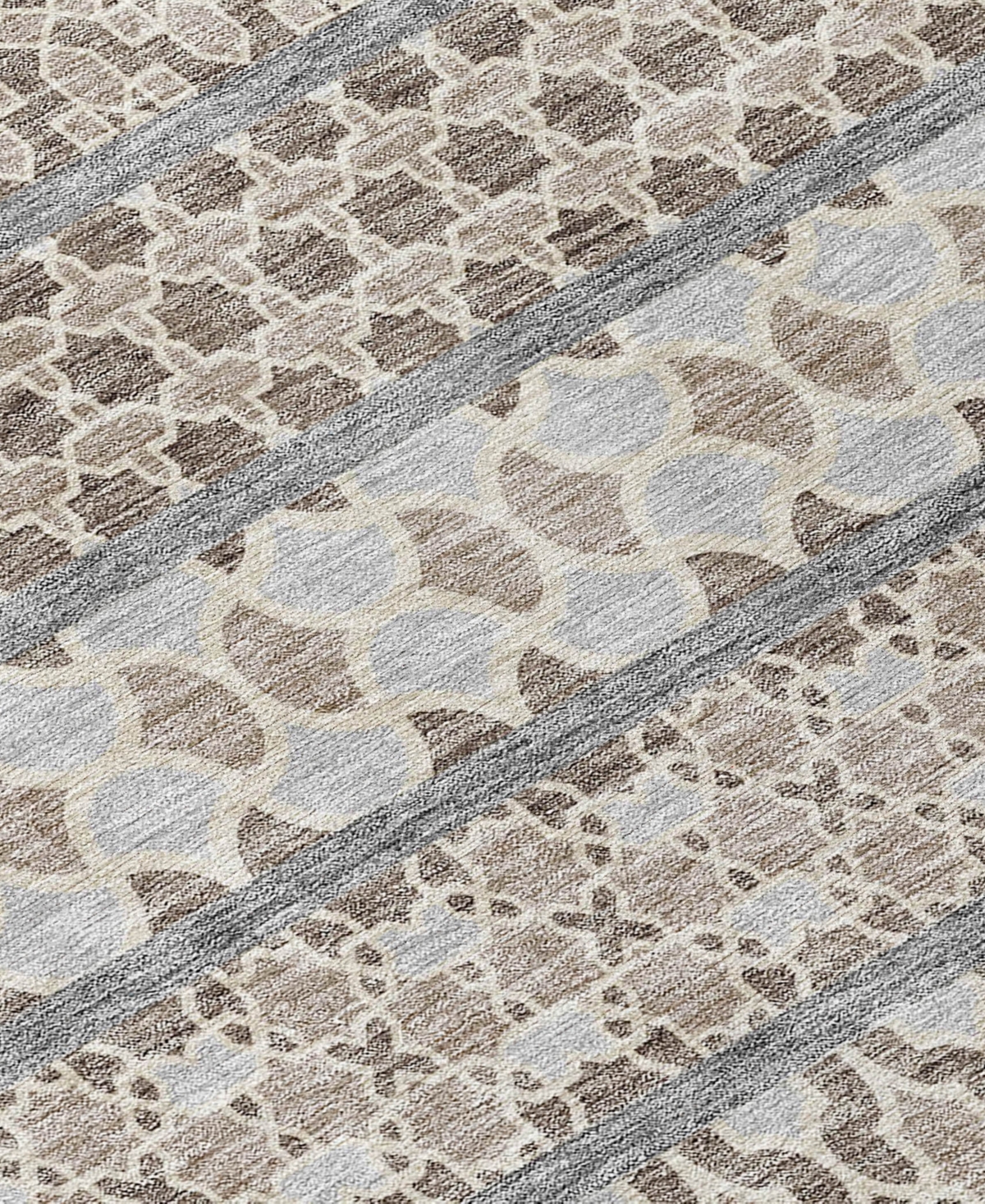 Addison Chantille Acn726 2'3"x7'6" Runner Area Rug In Taupe