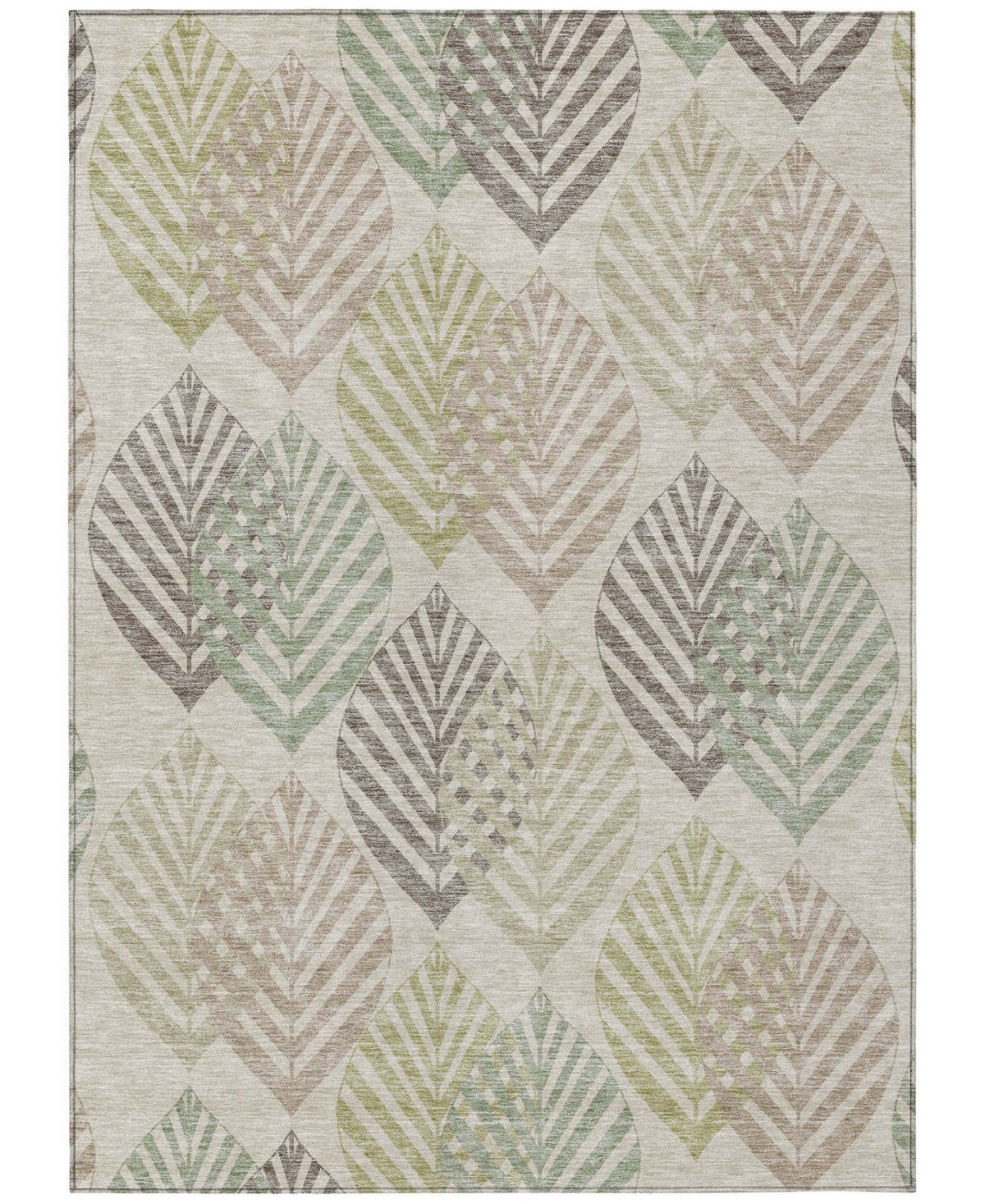 Addison Chantille Acn744 8'x10' Area Rug In Beige