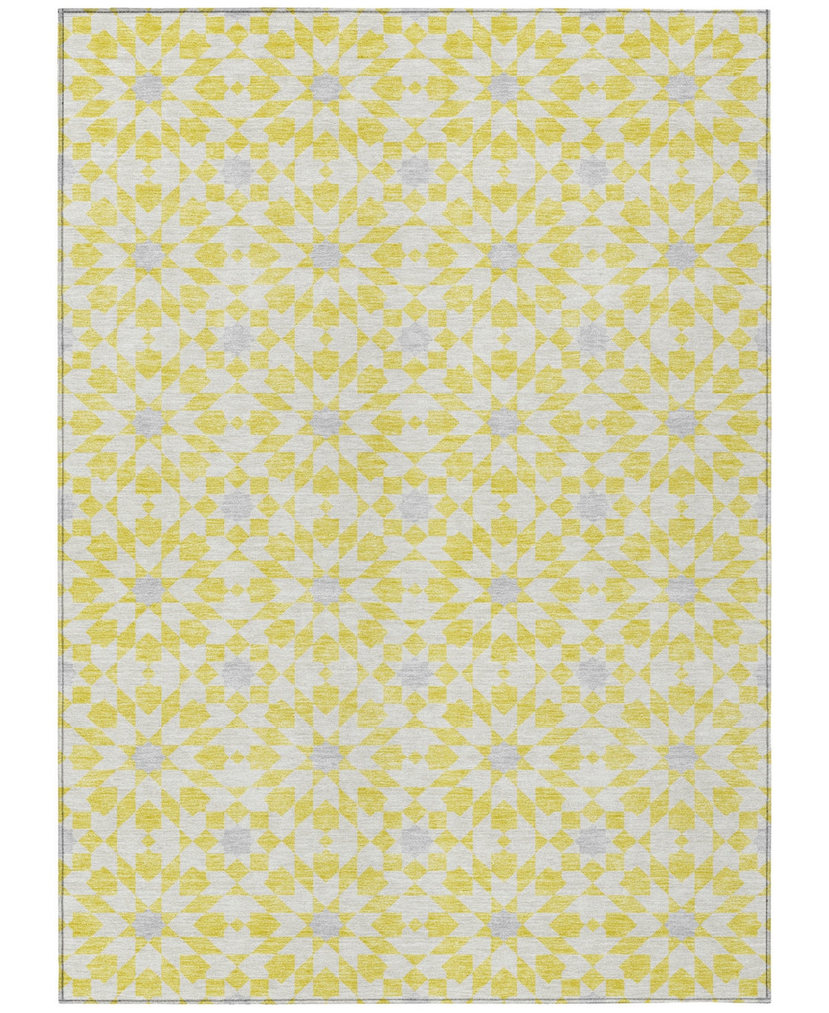 Addison Chantille Acn734 2'6"x3'10" Area Rug In Yellow