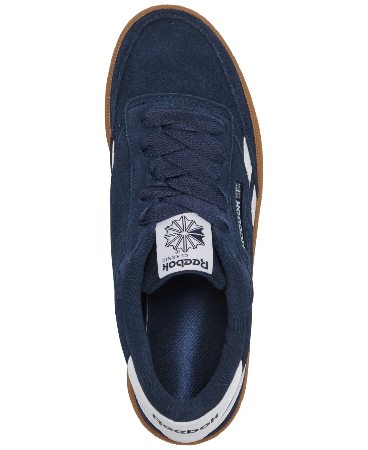 Reebok Big Kids Classic Club C Revenge Casual Sneakers from Finish Line - Orange, Gum