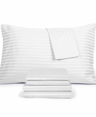 Fairfield Square Collection Brookline 1400 Thread Count 6 Pc. Sheet Set, California King, Exclusively at Macy’s