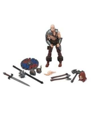 Vitruvian H.A.C.K.S. Fantasy Series - Sigurd The Unconquerable Action Figure - Highly Articulated Collectible & Customizable Figurine with Interchangeable Parts & Accessories - 1:18
