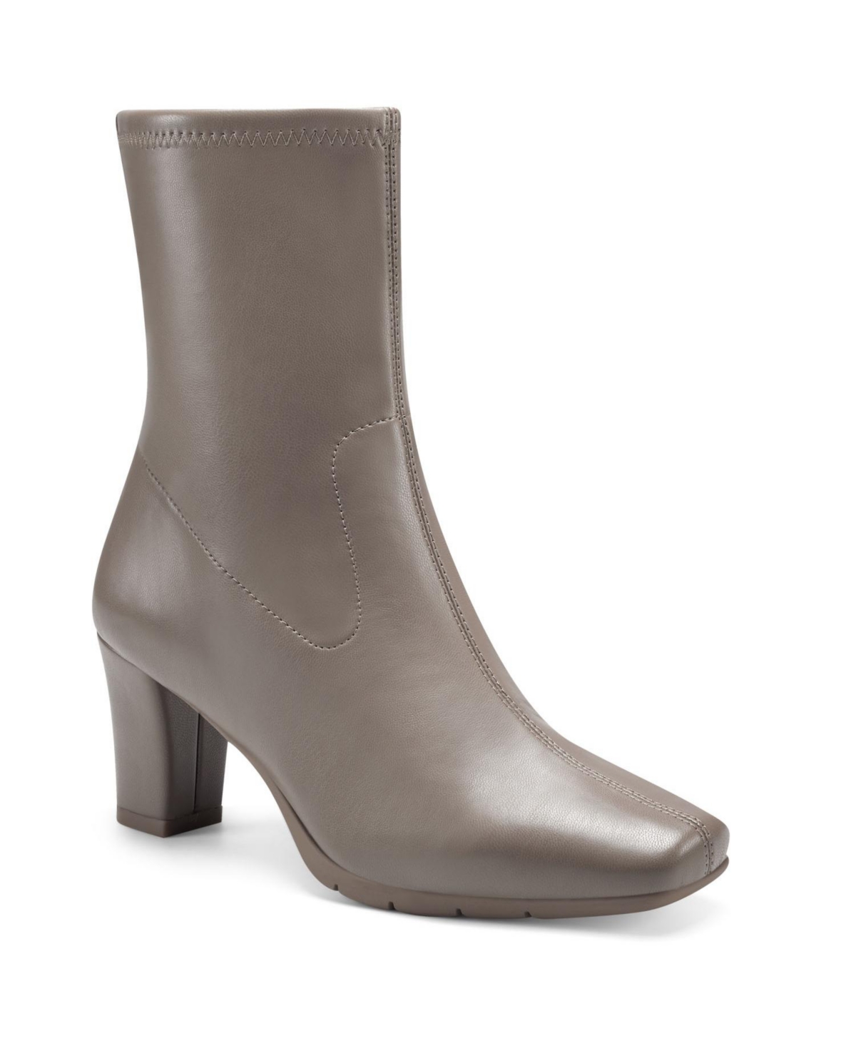 AEROSOLES WOMEN'S CINNAMON HEELED TAILORED BOOTIES 