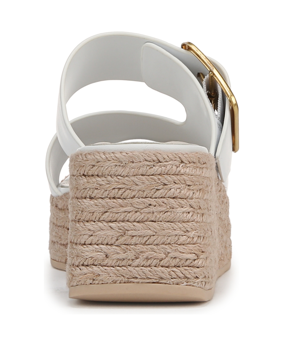 FRANCO SARTO WOMEN'S TAZIANA OPEN SQUARE TOE ESPADRILLE SLIDE PLATFORM SANDALS 