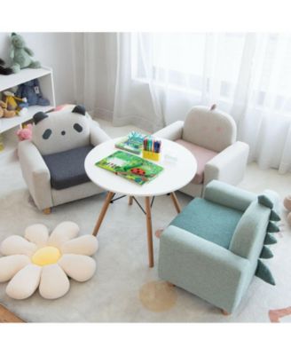 Kids Sofa with Armrest and Thick Cushion