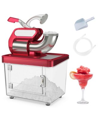 660LBS/H Commercial Ice Crusher with Dual Blades Safety On/Off Switch for Home