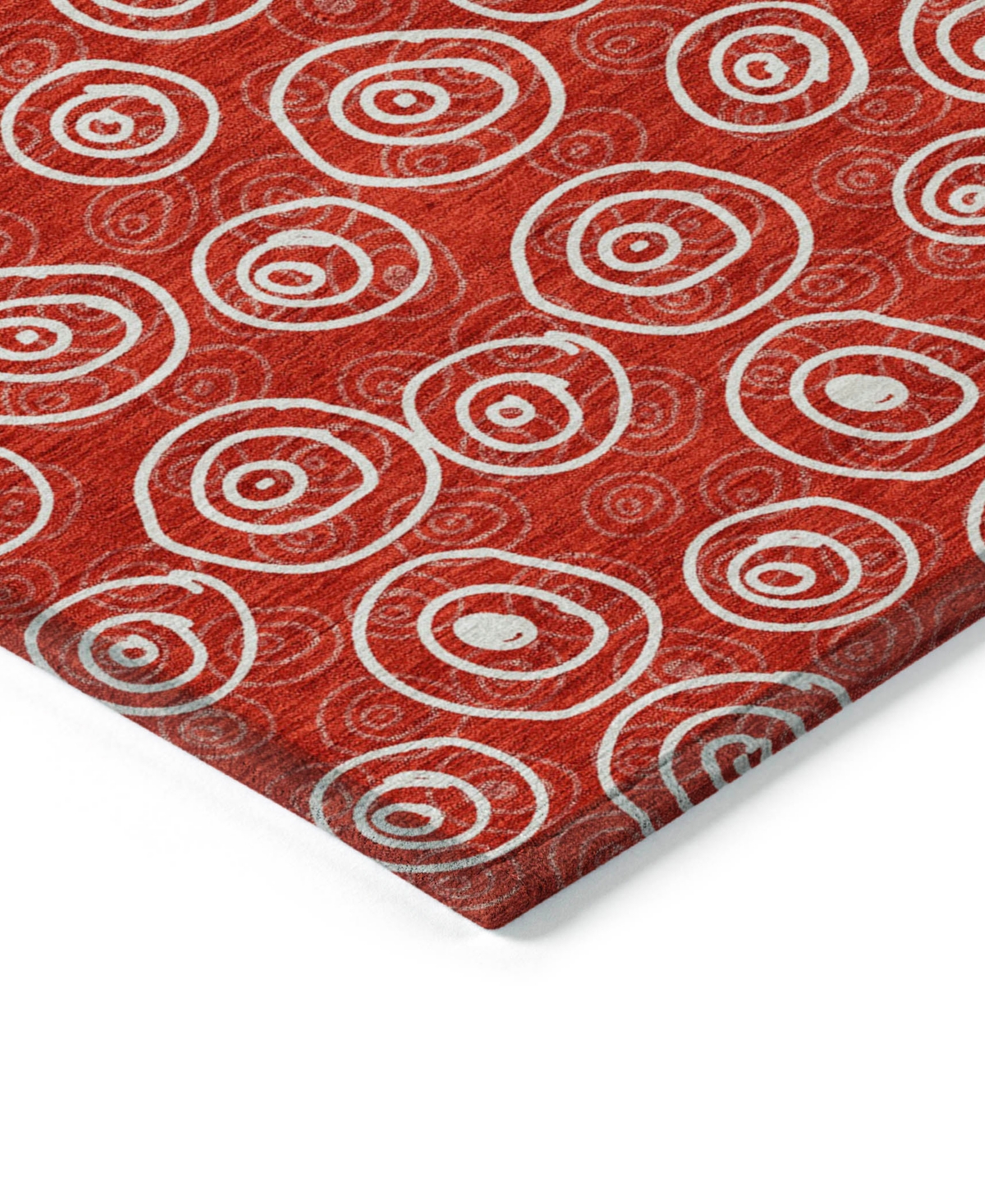 Addison Chantille Machine Washable Acn728 9'x12' Area Rug In Red