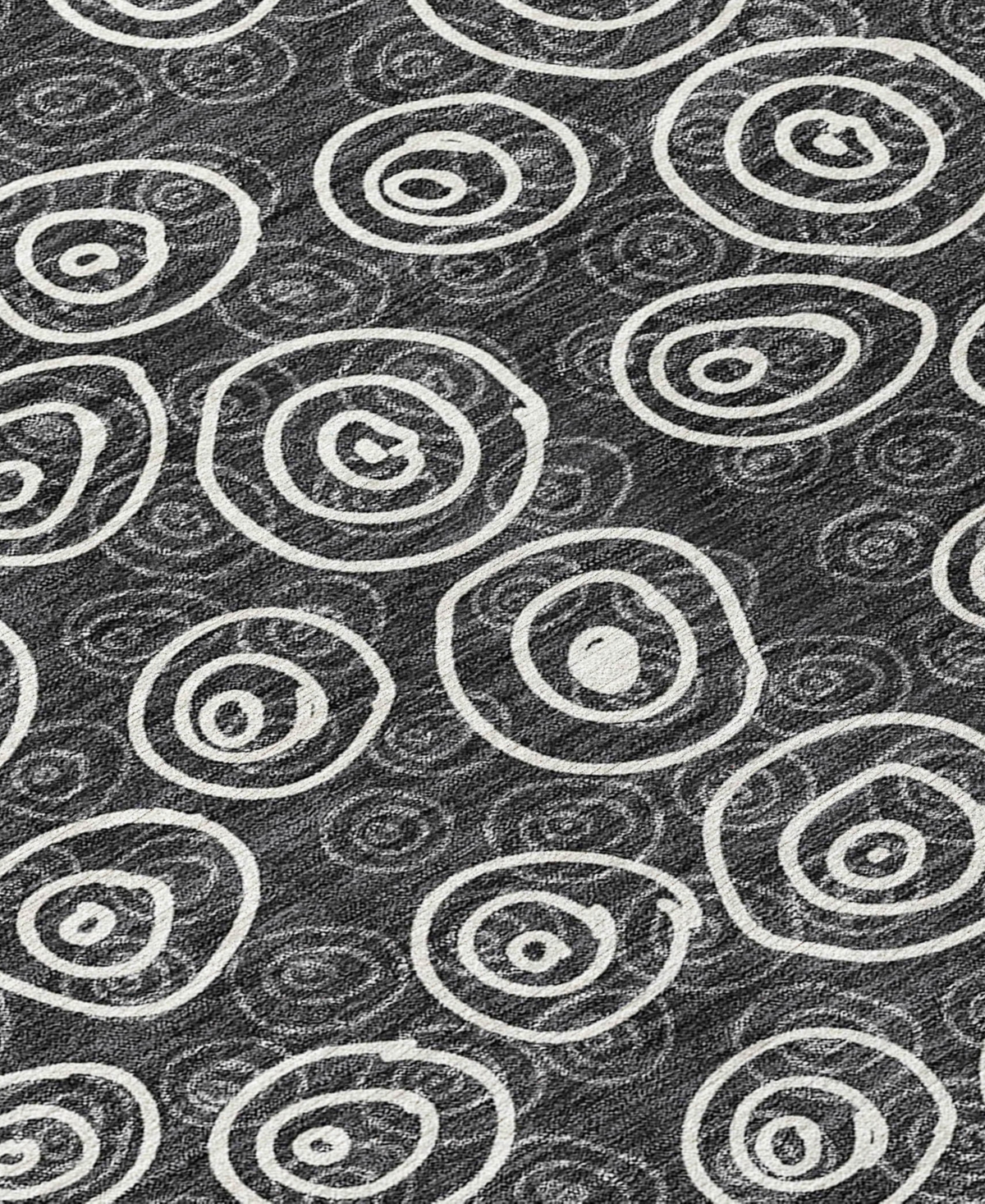 Addison Chantille Machine Washable Acn728 5'x7'6" Area Rug In Black