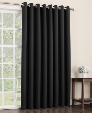 Sun Zero Preston 100" X 84" Grommet Top Blackout Patio Curtain Panel