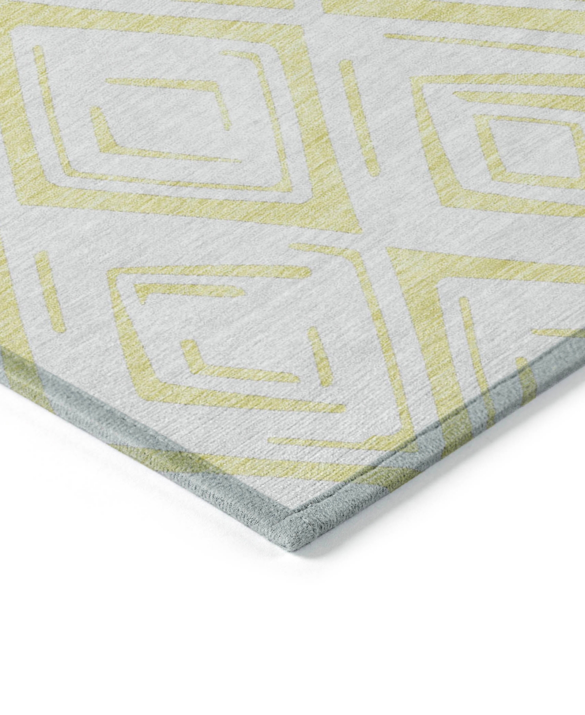 Addison Chantille Acn737 2'3"x7'6" Runner Area Rug In Yellow