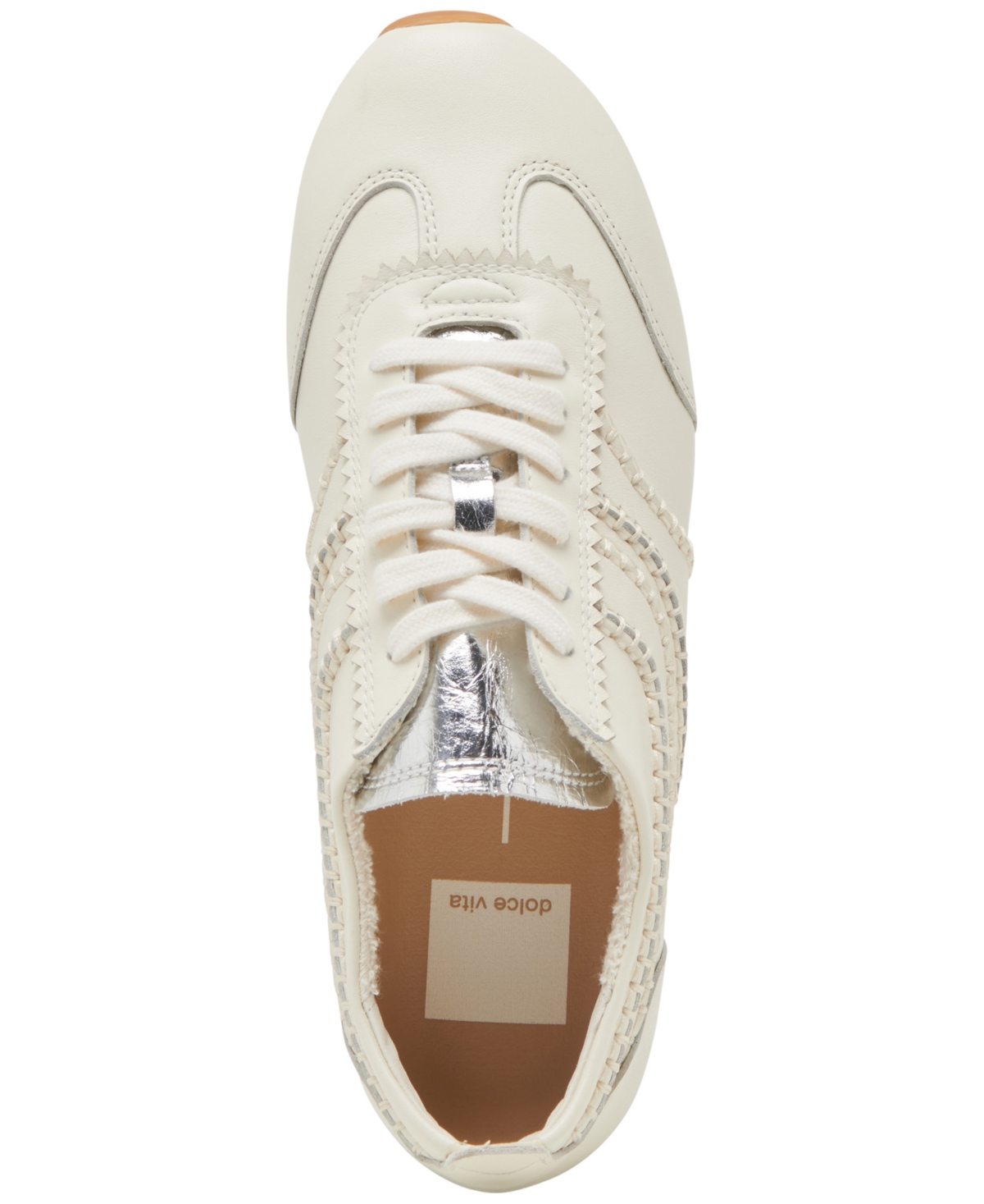 Dolce Vita Women's Delany Low Profile Lace-up Sneakers In Off White Leather