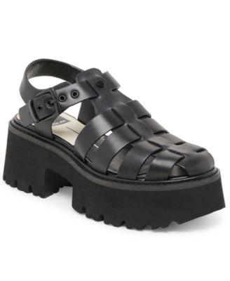 Dolce Vita - Women's Lasly Raffia Fisherman Platform Sandals